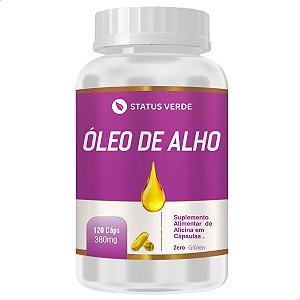 Óleo de Alho 120 Cáps - Status Verde