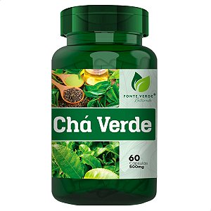 Chá Verde 120 Cáps - Fonte Verde