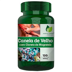 Canela de Velho C/ Cloreto 120 Cáps - Status Verde