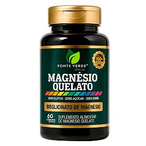 Magnésio Quelato 60 Cáps - Fonte Verde