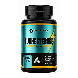 Turkesterone 120 Cáps - Status Verde