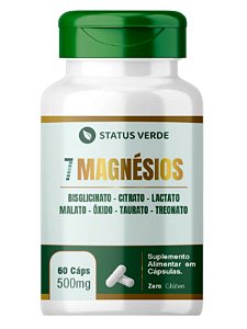 7 Magnésio 60 Caps - Status Verde