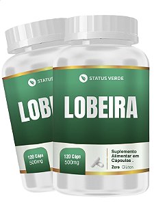 2 Potes Lobeira 120 Caps - Status Verde