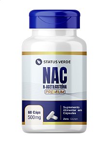Nac N-acetilcisteína 60 Caps - Status Verde