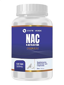 Nac N-acetilcisteína 120 Caps - Status Verde