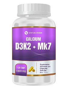 Calcium MDK 120 Cápsulas 1000mg - Status Verde