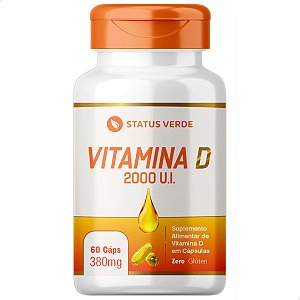 Vitamina D 2000ui SoftGel 60 Cáps - Status Verde