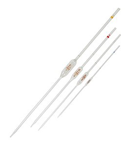 Pipeta Volumétrica de Vidro Classe A Esgotamento Total 2ml