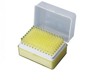 Rack com Ponteira Tipo Gilson 0-200ul Estéril Com 96 Und