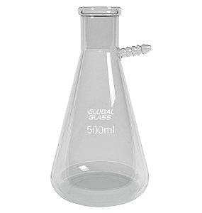 Frasco Kitazatto Vidro Boro 3.3 C/ Saída Superior 250ml - CX/ 8 unidades