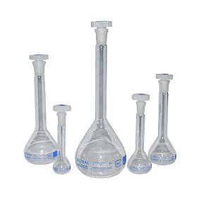 Balao Volumetrico 100ml Classe A Vidro Boro 3.3 - CX/ 10 un