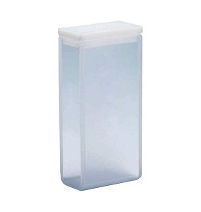 Cubeta Em Vidro Óptico 2 Faces Polidas Passo 20MM 7ml - Fundo Arredondado