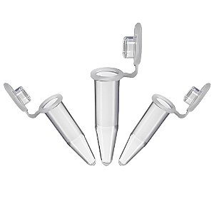 Microtubo Tipo Eppendorf Vol. 0,2ml Tampa Lisa Neutro CX/ 50 PCT 1000und