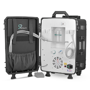 CONSULTÓRIO PORTÁTIL - MALETA COM ULTRASSOM - BIVOLT AUTOMÁTICO