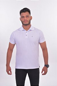 CAMISA POLO ROUND BRANCA PREMIUM