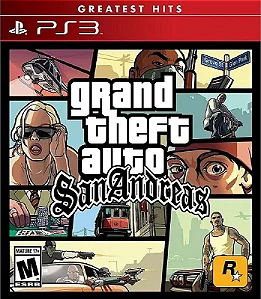 GTA SAN ANDREAS  MÍDIA DIGITAL PS3