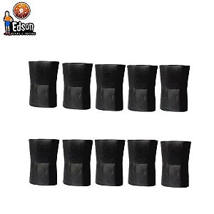 PORTA LINHA OVAL COMUM PRETO - 12 UNIDADES