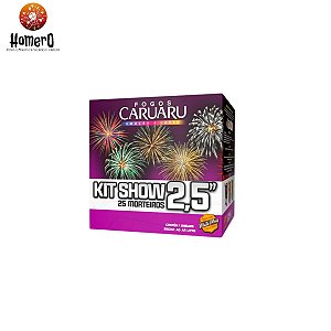 KIT SHOW 2,5” – 25 MORTEIROS