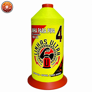 LINHA ULTRA FIO 4 FLUORESCENTE - 6MIL JARDAS