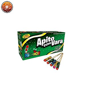 APITO COM VARA - CAIXOTE PIROSHOW - 10 DUZIAS