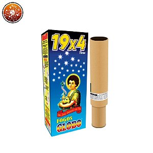 FOGUETE 19X4 GLOBO - 6 UNIDADES