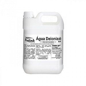 Água Destilada (Deionizada) Autoclave 5 Lts - Prolink