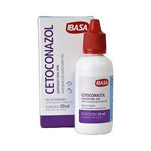 Cetoconazol Suspensão Oral 20% 20 mL - Ibasa