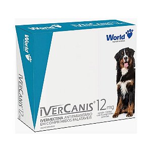 Ivercanis 12 mg Com 4 Comprimidos - World