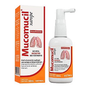 Mucomucil Xarope 50 mL - Vetnil