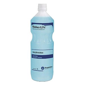 Riohex 0,5% Solução Alcoólica Azul 1 Lt - Rioquímica