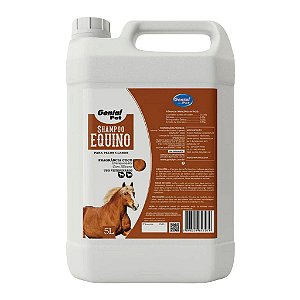 Shampoo Equino Pelos Claros 5 Lts - Genial Pet