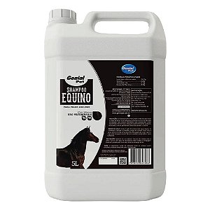 Shampoo Equino Pelos Escuros 5 Lts - Genial Pet