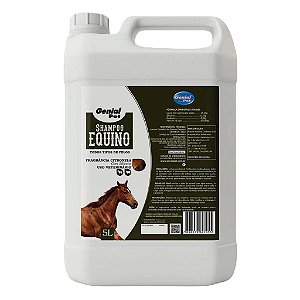 Shampoo Equino Todos Tipos De Pelos Citronela 5 Lts - Genial Pet