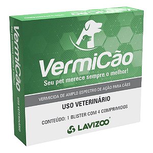 Vermicão 4 Comprimidos - Lavizoo