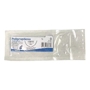 PL - Fio Polipropileno Nº 0 75 cm 1/2 R 3,5 cm Unitário - Bioline