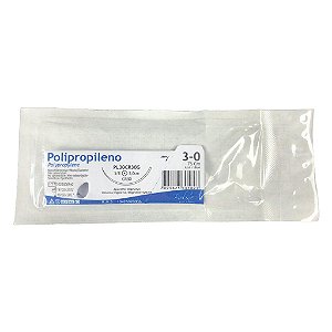 PL - Fio Polipropileno Nº 3-0 75 cm 3/8 R 3,0 cm Unitário - Bioline