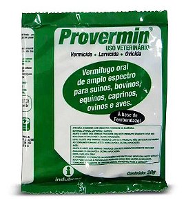 Provermin Pó 20 Gr - Indubras