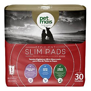 Tapete Higiênico Slim Pads 30 Unidades - Petmais