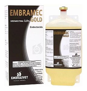 Embramec Gold 3,6% 500 mL - Embrasvet