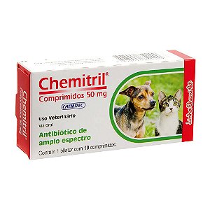 Chemitril 50 Mg 10 Comprimidos - Chemitec