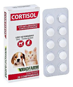 Cortisol 20 Comprimidos - Biofarm