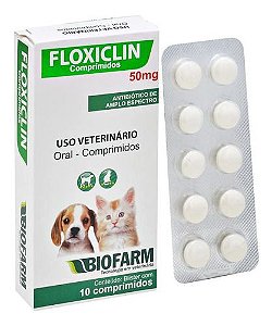 Floxiclin 50 Mg 10 Comprimidos - Biofarm