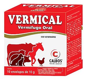 Vermical 10 Sachês De 10 Gr - Calbos