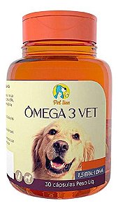 Omega 3 Vet 500mg C/ 30 Capsulas - Botupharma - Pet Line