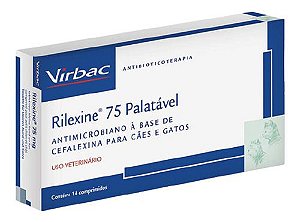 Rilexine 75 Palatável 14 Comprimidos - Virbac