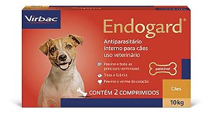 Endogard 10 Kg Com 2 Comprimidos - Virbac