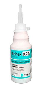 Riohex 0,2% Solução Antisséptica Aquosa 100 mL - Rioquímica