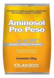 Aminosol Pro Peso 25 Kg - Lavizoo