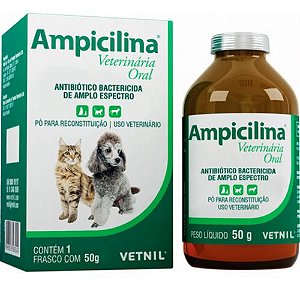 Ampicilina Oral 50 Gr - Vetnil