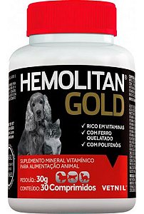 Hemolitan Gold 30 Comp. - Vetnil